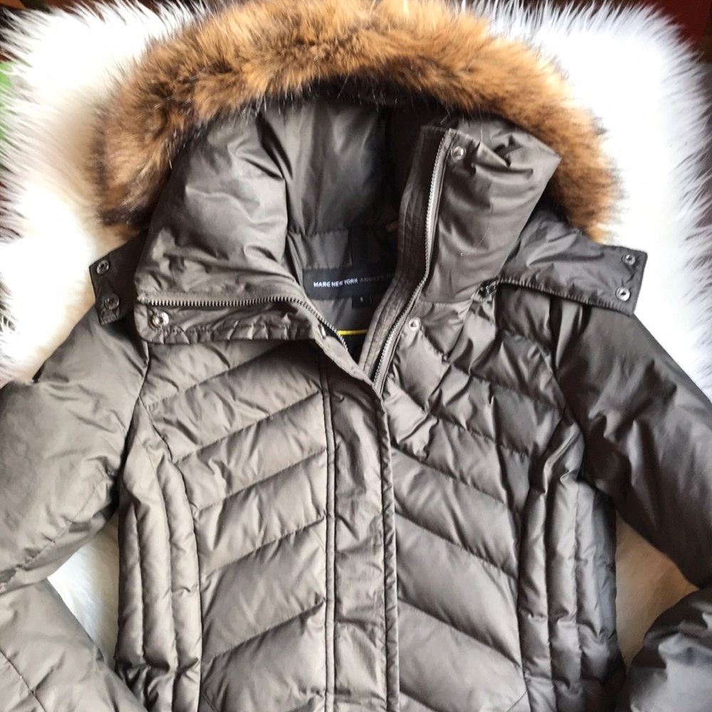 Marc New York Andrew Marc down coat removable hood